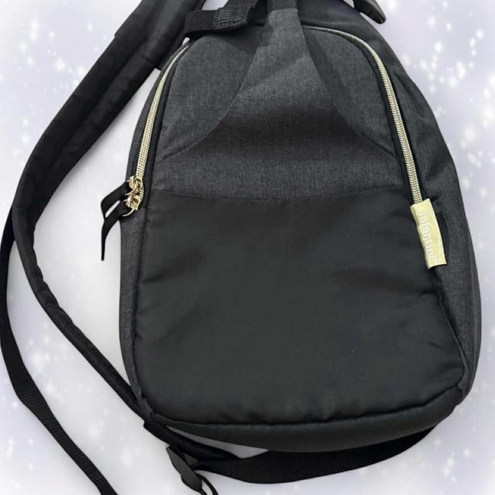 Infantino Sleek Style Crossbody Grey Baby Bag